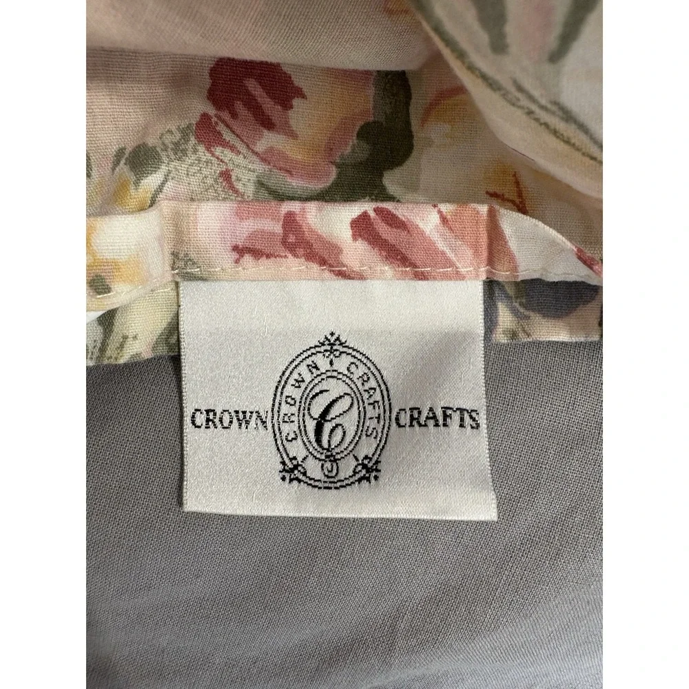 Vintage Crown Crafts Set Of 2 Panels 86 x 158 Inch Valance 50/50‎ Cottagecore